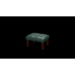 Darwin Pouffe puff premium A bőrrel - Birch Forest Green színben