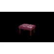 Darwin Pouffe puff premium B bőrrel - Old English Burgundy színben