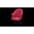 Director's Swivel Chair karfás forgószék premium B bőrrel - Shelly Flame Red színben