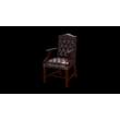 Gainsborough Chair karosszék premium B bőrrel - Old English Smoke színben