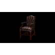 Gainsborough Chair karosszék standard bőrrel - Antique Brown színben