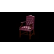 Gainsborough Chair karosszék premium B bőrrel - Old English Burgundy színben