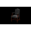 Gainsborough Chair karosszék premium B bőrrel - Etna Black színben