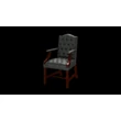 Gainsborough Chair karosszék premium B bőrrel - Vele Charcoal Grey színben