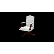 Gainsborough Swivel Chair karfás forgószék premium A bőrrel - Birch White színben