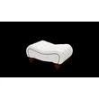 Wordsworth Pouffe puff premium B bőrrel - Vele Brilliant White színben