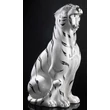 Tiger ceramic sculpture.