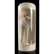 Giulia ceramic vase with 1 rose.