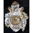 Ceramic wall clock, with angel.