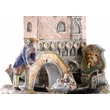 Ceramic fountain: Rialto of Venice with bridge, with pedestal number 628, with built-in lighting (2 pcs).