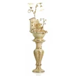 Ceramic fountain: swing with lady, with pedestal, with built-in lighting (2 pcs).