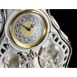 Perla ceramic clock with flowers.