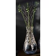 Ceramic lamp large, with built-in lighting (3 pcs) with glass.