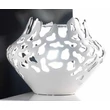 Short ceramic lamp with built-in lighting (3 pcs) with glass.