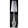 Large ceramic lamp, with original Swarovski crystals.
