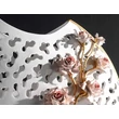 Maxi size ceramic lamp, with original Swarovski crystals.