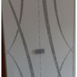 DI Ambra 6-ajtós gardróbszekrény, 2 tükrös ajtóval - fekete-fehér