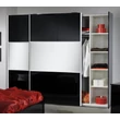 DI Sonia 2-sliding doors cabinet, 240 cm - white