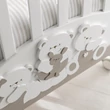 Mirtillo crib - white-sand color