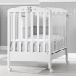 Charly crib - white-grey