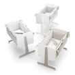 Ninna crib - white-grey