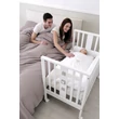 Mini Charly crib - white-grey