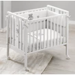 Mini Charly crib - white-grey