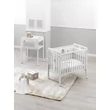 Mini Charly crib - white-grey