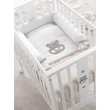 Mini Charly crib - white-grey