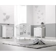 Tato 2-doors cabinet - white-grey