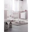 Tato 2-doors cabinet - white-pink