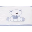 Tato crib - white-light blue