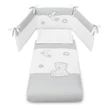 Stella crib - white-grey