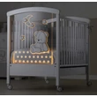 Stella Magic crib - white-grey