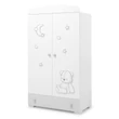 Stella 2-doors cabinet - white-grey