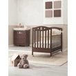 Jolie chest of drawers with diaper changing and bathing kit, with 3 drawers - walnut