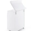 Molly chest of drawers with diaper changing and bathing kit, with 3 drawers - white-sand color