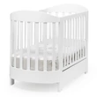 Ariel crib - white-light blue