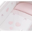 Ariel crib - white-pink