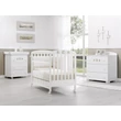 Molly chest of drawers with diaper changing and bathing kit, with 3 drawers - white-sand color