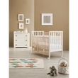 Cradle/Crib, Convertible, Adjustable Height, White-Natural – ER Evolution