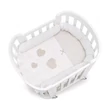Cradle/Crib, Convertible, Adjustable Height, Titanium – ER Sweet