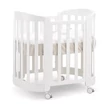 Cradle/Crib, Convertible, Adjustable Height, Titanium – ER Sweet