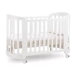 Cradle/Crib, Convertible, Adjustable Height, Titanium – ER Sweet