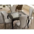 Romantic Square-shaped dining table 113x113 cm (+50 cm extendable)