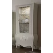 Romantic 1-door display cabinet