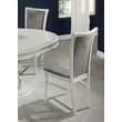 H2 Aurora Day Chair with faux leather - white-silver