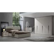 Soleil modern olasz stílusú hálószoba garnitúra, homokszín színben