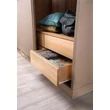 Aria Wardrobe closet with 2 mirrored sliding doors