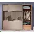 Aria Wardrobe closet with 2 mirrored sliding doors